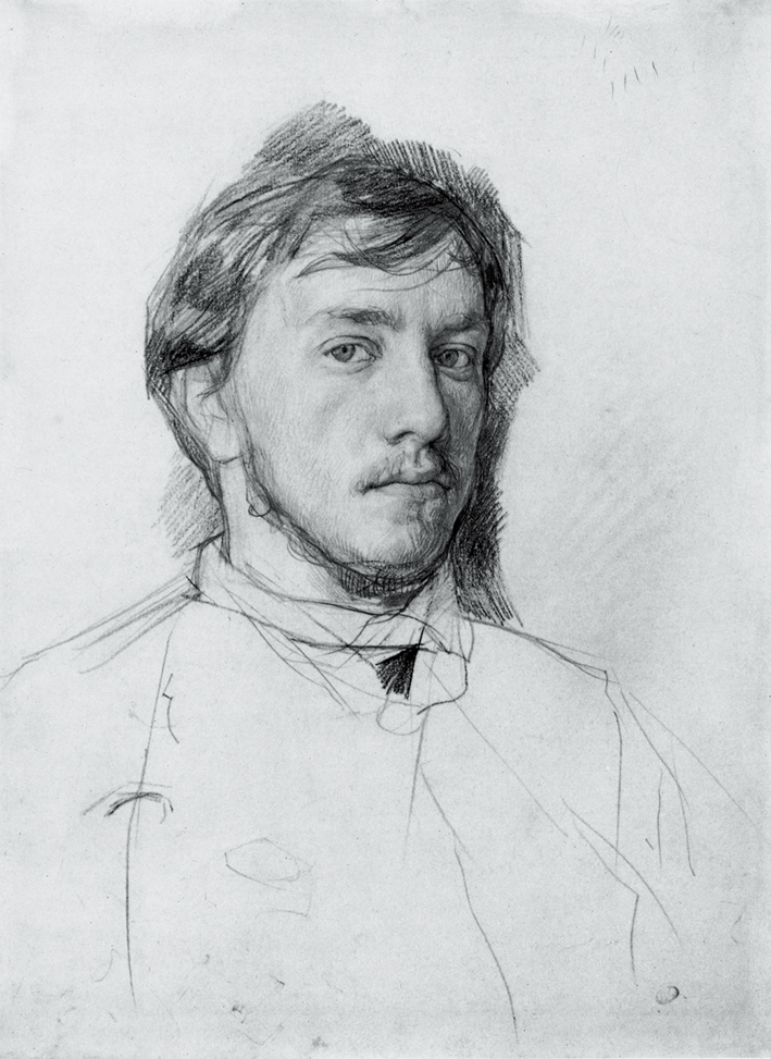  瓦伦丁·亚历山德罗维奇·谢洛夫 Valentin Alexandrovich Serov —— 自画像 (2)